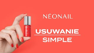 NEONAIL  Usuwanie hybrydy 3w1 SIMPLE [upl. by Airrej109]