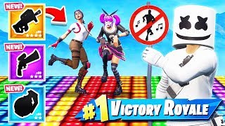 Marshmello SKIN Dance OFF NEW Game Mode in Fortnite [upl. by Avalsorim]