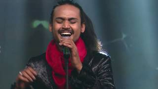 Kushal Acharya  quotRam Sailee amp Syndicate Mashupquot  Live Show  The Voice of Nepal 2018 [upl. by Aicital]