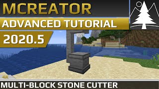 MCreator Multiblock Stone Cutter Station  Tutorial 20205 [upl. by Alage123]