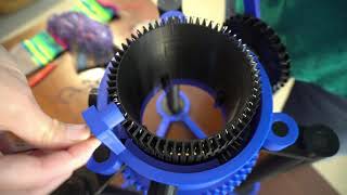 3D Printed Circular Sock Knitting Machine [upl. by Neitsirk]