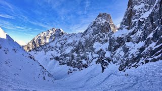 Abenteuer Westliche Karwendelspitze Winterbesteigung via Dammkar [upl. by Eillom]