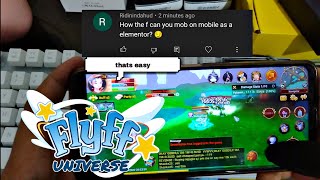 Flyff Universe  Hit n Run Elementor HandCam Mobile Game Play [upl. by Suiramad]