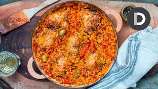 Arroz Con Pollo How to make Best Chicken amp Rice Recipe [upl. by Elimac456]