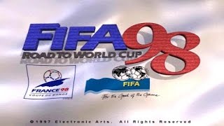 FIFA 98 Road to World Cup gameplay PC Game 1997 [upl. by Annodal]