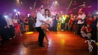 ATACA amp LA ALEMANA Bachata Dance Performance 40 MILLION VIEW PARTY At THE SALSA ROOM [upl. by Brunk]