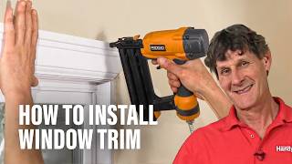 How to Install Window Trim [upl. by Lateh858]