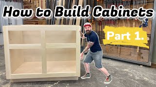 Build Cabinets The Easy Way  How to Build Cabinets [upl. by Malony]