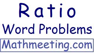 Ratios  Introduction and word problems [upl. by Ulah]