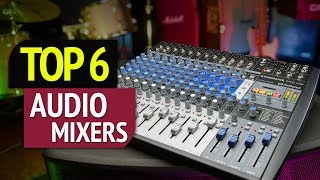 TOP 6 Best Audio Mixers [upl. by Zetana]