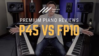 🎹Yamaha P45 vs Roland FP10 Digital Piano Review Comparison amp Demo🎹 [upl. by Wolgast]