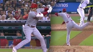 Shohei Ohtani DOES IT ALL Hits 40th Home Run amp Strikes Out 8  Angels vs Tigers 81821 [upl. by Maddie]