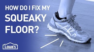 How Do I Fix My Squeaky Floor  DIY Basics [upl. by Nidak]