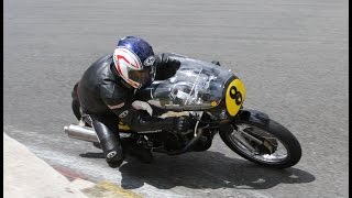 quotMike Hailwoodquot Manx Norton at Bikers Classics Spa [upl. by Oliver]