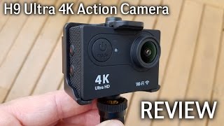 H9 Ultra 4K WiFi Action Camera REVIEW  Sample Videos included [upl. by Ahsienek]