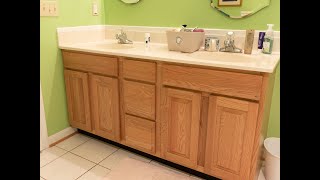 DIY Bathroom Vanity Makeover You Wont Believe the Difference [upl. by Ring752]