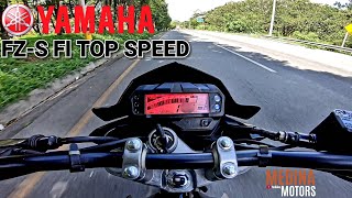 Yamaha FZS Top Speed  Velocidad Máxima  Medina Motors [upl. by Devlen386]