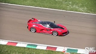 Ferrari FXX K  Epic Sounds on Track [upl. by Hannala]