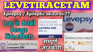 Levetiracetam 500 mg  Levesam tablets  Levepsy tablets uses dosage side effects [upl. by Edlitam990]