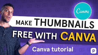 Canva tutorial  How to make thumbnails with Canva [upl. by Mohsen504]