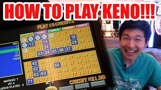 HOW TO PLAY KENO  Live Keno At Strat Las Vegas with Isaac 1 [upl. by Lig]