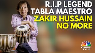 Tabla Maestro Zakir Hussain Passes Away In The US  N18V  CNBC TV18 [upl. by Ibor]