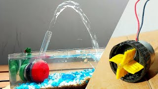 Como Hacer una Mini BOMBA DE AGUA para Fuente Fácil Sumergible [upl. by Danika]