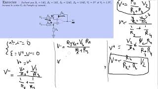amplificateur opérationnel  exercice 3 [upl. by Saul]
