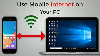 How To Connect Internet from Mobile to PC or Laptop via hotspot [upl. by Airtemak]