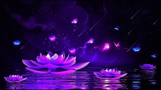 Peaceful Night 💜 Soothing Deep Sleep Music ★ Calming Meditation Healing 528Hz [upl. by Sandor791]