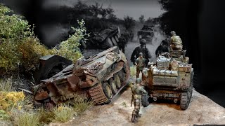 Panther VS Stuart  Skill Matters  Falaise pocket  172  Diorama [upl. by Barrada563]