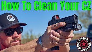 How To Clean CZ P10 Pistols Easy [upl. by Ollecram]