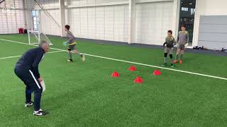 GOALKEEPER TRAINING YOUNG GOALKEEPERS [upl. by Recor]