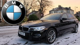 2020 BMW 520d M sport touring G31 Review [upl. by Airemaj]