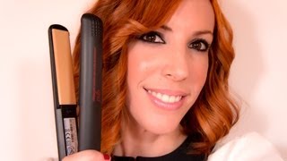 PEINADO COMO ONDULAR O RIZAR EL PELO CON LA PLANCHA FÁCIL  Ghd Wavy Easy Hair Tutorial [upl. by Ralfston]