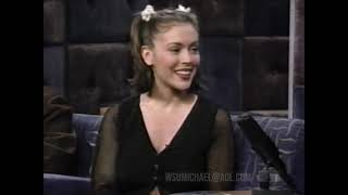 Alyssa Milano 1998 Late Night with Conan O’Brien [upl. by Buke]