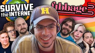 SURVIVE THE INTERNET amp FIBBAGE Jackbox Party Pack 4 [upl. by Angelita]