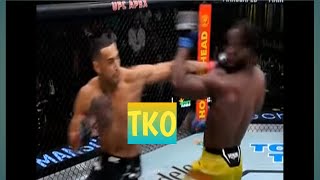 carlos ulberg vs nchukwi UFCvegas [upl. by Alamak]