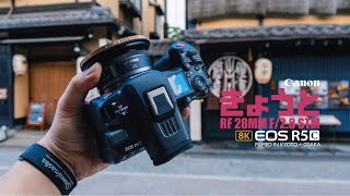 Canon RF 28mm f28 STM Pancake lens 12Bit 8K Video Test Shot on Canon R5C in Kyoto and Osaka [upl. by Eremahs]