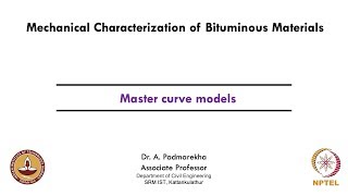 Master curve models [upl. by Lifton42]