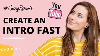 How to Create an Animated YouTube IntroOutro FAST [upl. by Akinas]