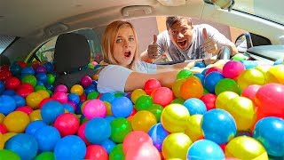 BALL PIT PRANK on ME REVENGE PRANK BY CARLOS AND MY DAD  SoCassie [upl. by Trautman]