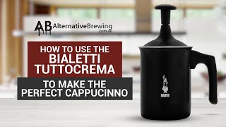 How to Use the Bialetti Tuttocrema Milk Frother [upl. by Tutt285]