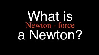 What is a Newton An Explanation [upl. by Stout]