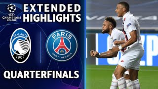 Atalanta vs PSG  Champions League Quarterfinal Highlights  UCL on CBS Sports [upl. by Zia79]