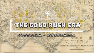 Historical Images  Gold Rush Era  Victoria Australia [upl. by Aihsile]