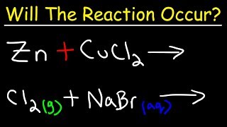 Chemistry  Will The Reaction Occur [upl. by Wilton]