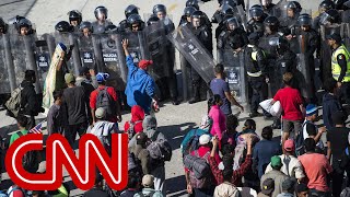 US closes San Ysidro crossing as migrants rush border [upl. by Ceil558]