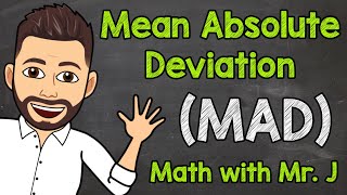 Mean Absolute Deviation MAD  Math with Mr J [upl. by Sidras]