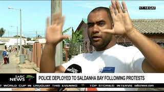 Police deployed to Saldanha Bay following protests [upl. by Anival]